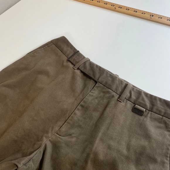 Lauren Ralph Lauren Straight Leg Trouser Pants Womens 12 Brown Mid Rise Pockets - Picture 3 of 11